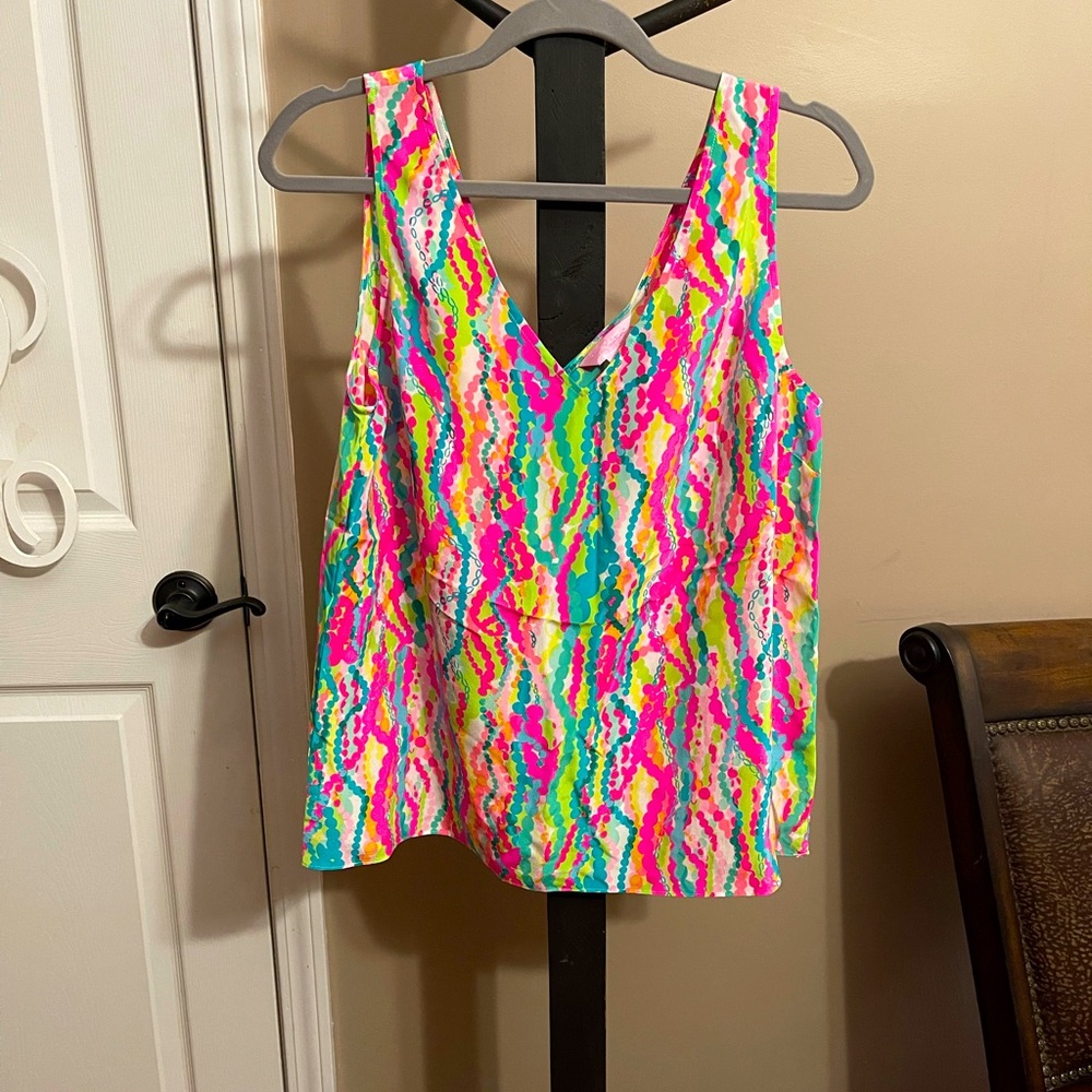 COPY - 💚💖💙Lilly Pulitzer Silk Tank - Large💙💖💚